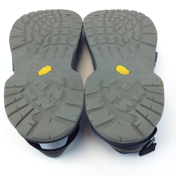 Chaco Updraft Bulloo Shadow Gray Striped Strappy Outdoor Sandals - Picture 13 of 15